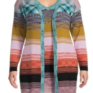 Terra Sky Dress & matching Cardigan set